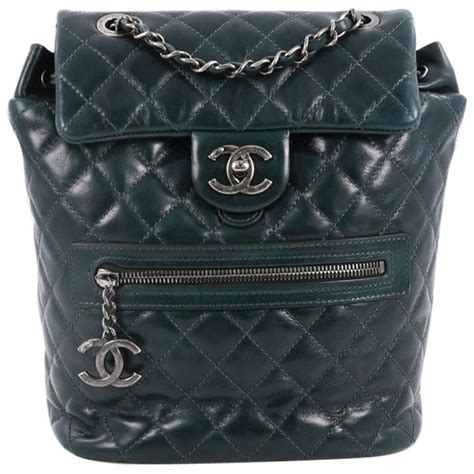 CHANEL Calfskin Quilted Small Salzburg Mountain Backpack .